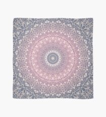 gray pink mandala Scarf