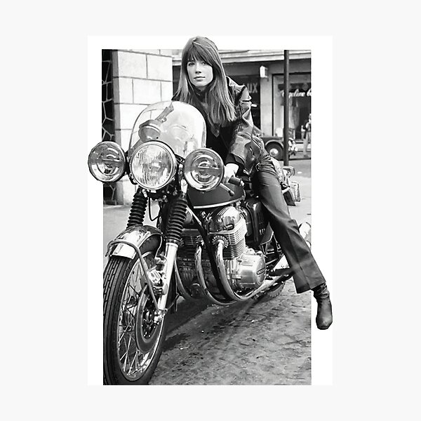 Françoise Hardy, iconic french photography Photographic Print