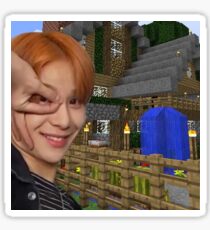 Pegatina Minecrafter Woo