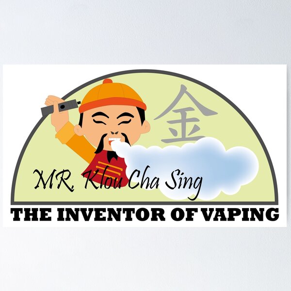 Vape Inventor Mr CloudChasing" Poster for Sale by 2vape | Redbubble