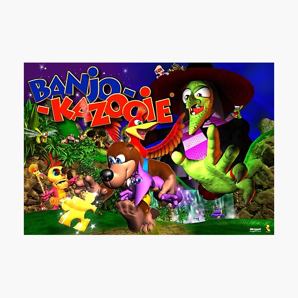 Banjo & Kazooie Photographic Print