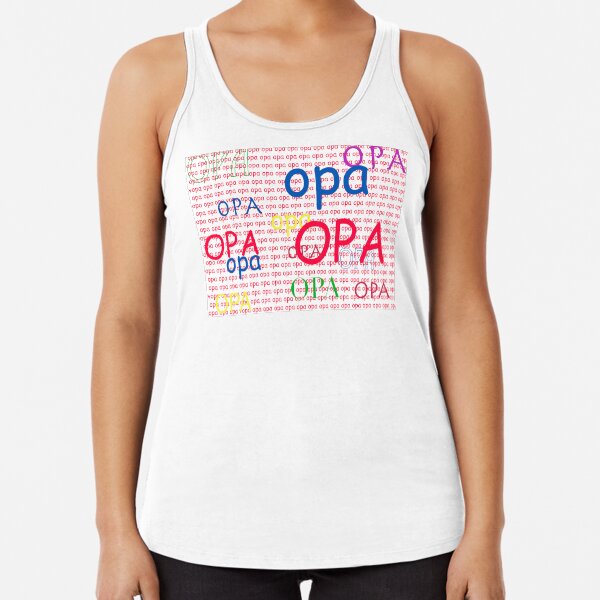I Love My OPA Racerback Tank Top