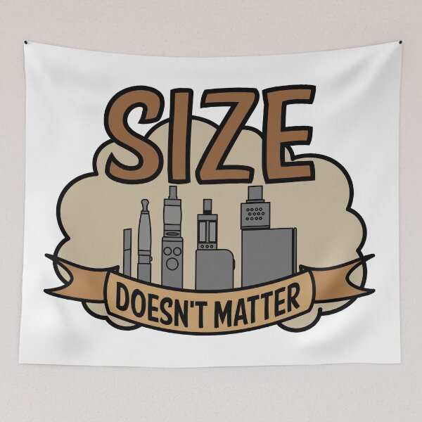 Item preview, Vape Design Size doesn't matter designed and sold by 7ate9Dogs.