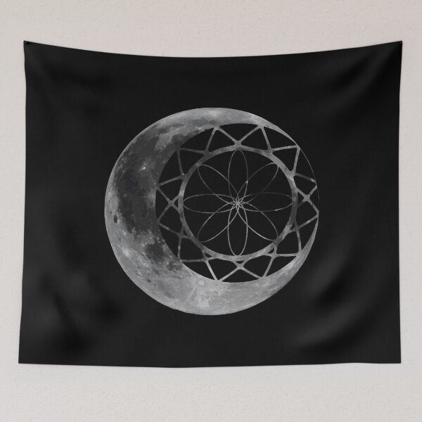Aperçu de l'œuvre Moon Dream Catcher créée et vendue par kelseyvdesign.
