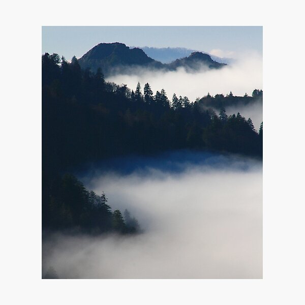 THE CHIMNEY TOPS AND CLOUDS Photographic Print
