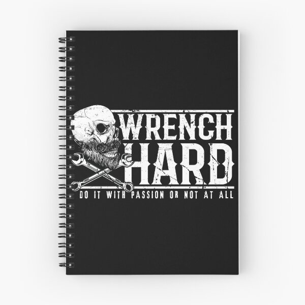 Item preview, Wrench Hard ~ Biker Skull designed and sold by EddieBalevo.