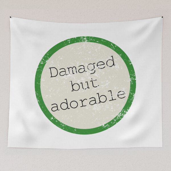 Item preview, damaged but adorable designed and sold by insertwittyname.