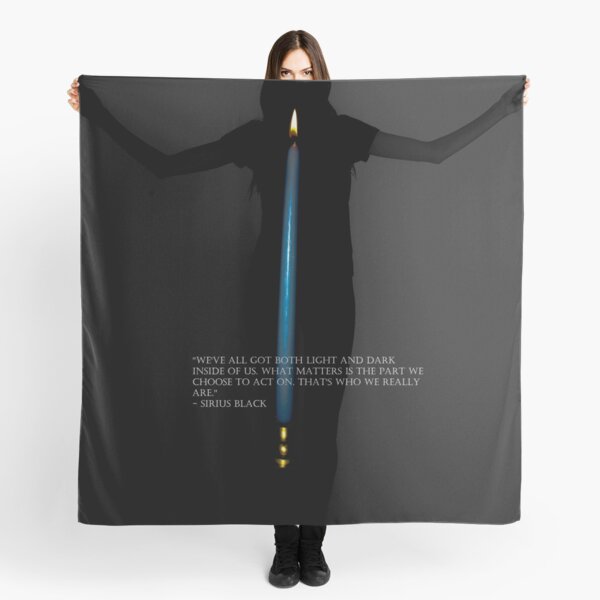 light and dark Scarf
