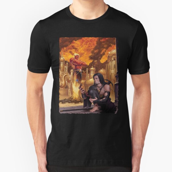 Scarred Lands Cover Art: Edge of Infinity: The Scarred Planes Slim Fit T-Shirt