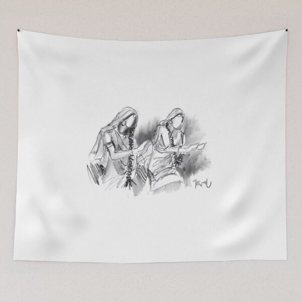 Item preview, Punjabi girls Gidda dancers designed and sold by Sukhpal Grewal Ethnic Art.