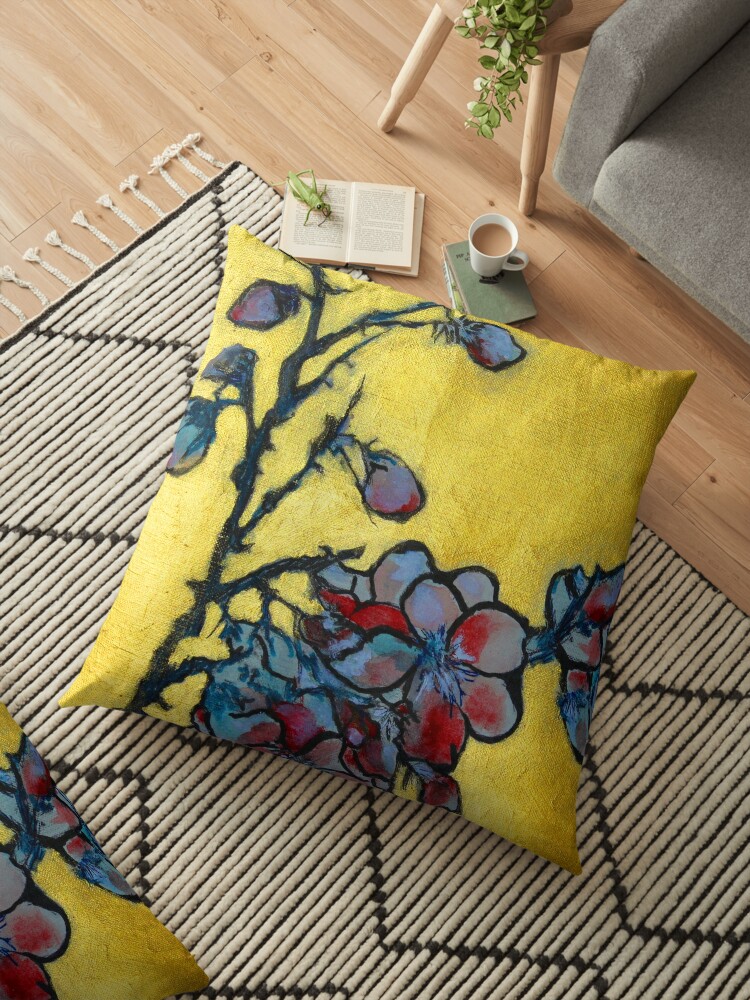 kenzo flower cushion