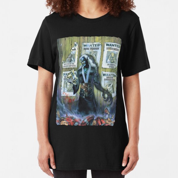 Scarred Lands Cover Art: The Wise and The Wicked Slim Fit T-Shirt