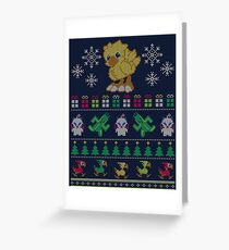 Merry Chocobo Greeting Card