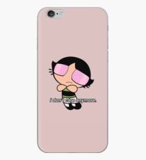 Powerpuff Girls Buttercup "i don't care anymore" pout iPhone Case