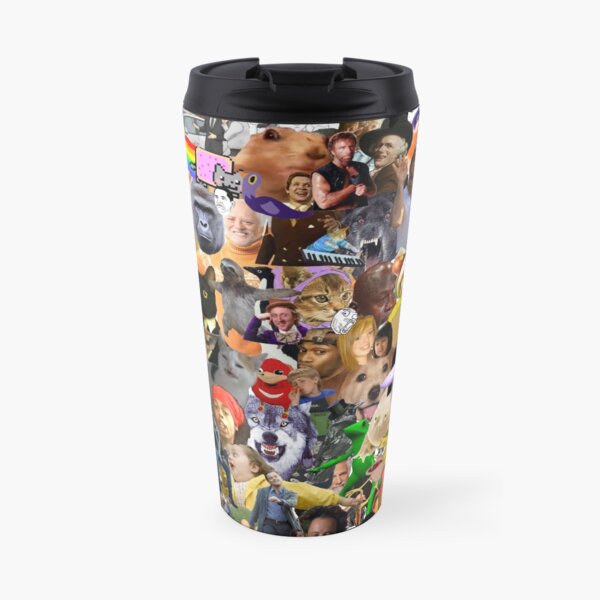 Meme Collage Travel Mug