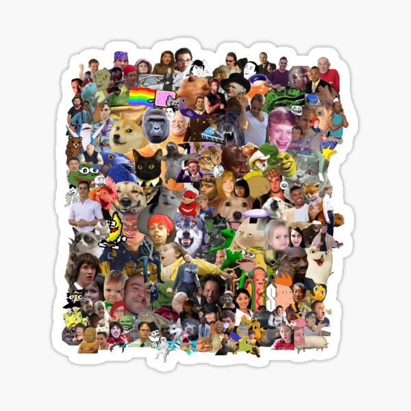 Meme Collage Sticker