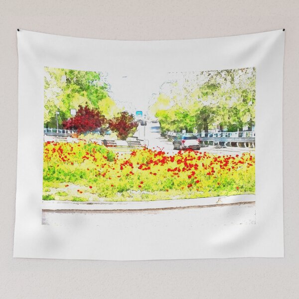 Item preview, Poppies in the city designed and sold by Giuseppe Cocco.