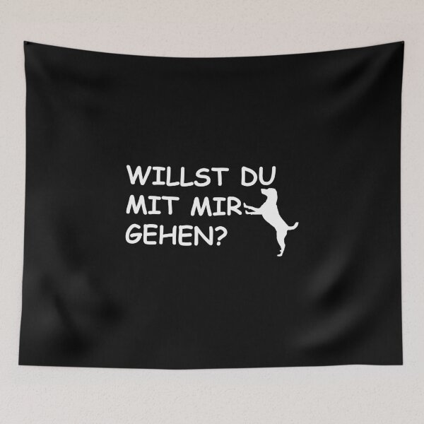 Artikelvorschau, Hund - Willst du mit mir gehen? entworfen und verkauft von revoda.