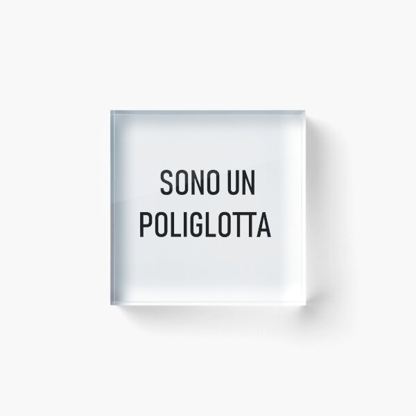 Item preview, Sono un poliglotta designed and sold by Lingo Shop.