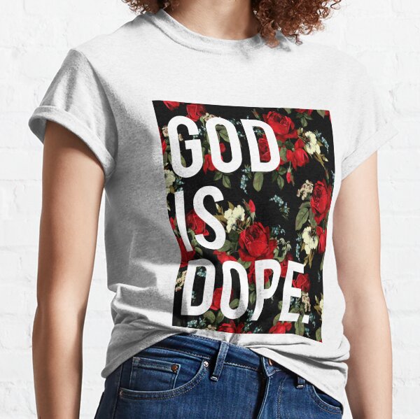 god is dope red shirt