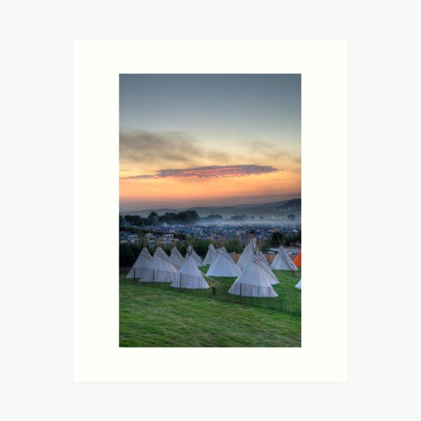 Item preview, Glastonbury Festival Sunset designed and sold by oindypoind.