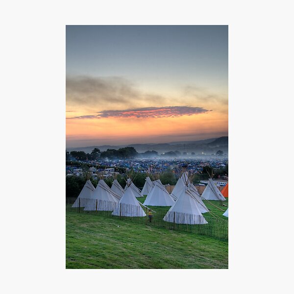 Item preview, Glastonbury Festival Sunset designed and sold by oindypoind.