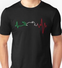 Motorcycle Heartbeat Unisex T-Shirt