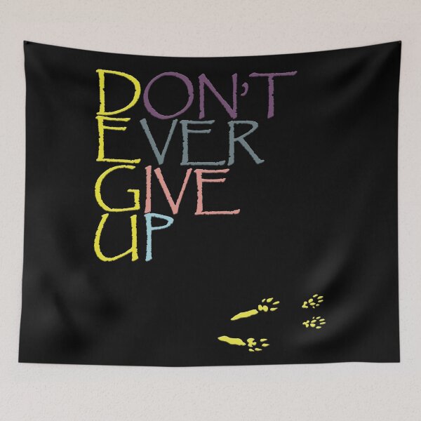 Item preview, DEGU - Don't Ever Give Up Paws designed and sold by -M-I-.
