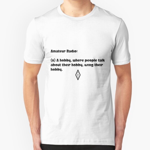 Amateur Radio is so Meta Slim Fit T-Shirt