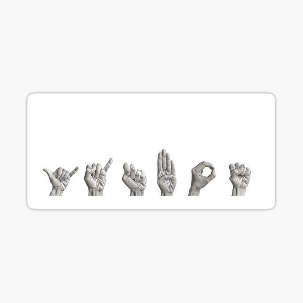 YITBOS - Sign Language (ASL) Sticker