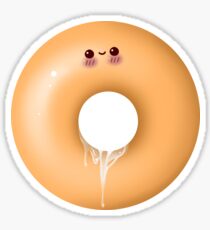 Glazed Donut Adult Humor Pun Sticker