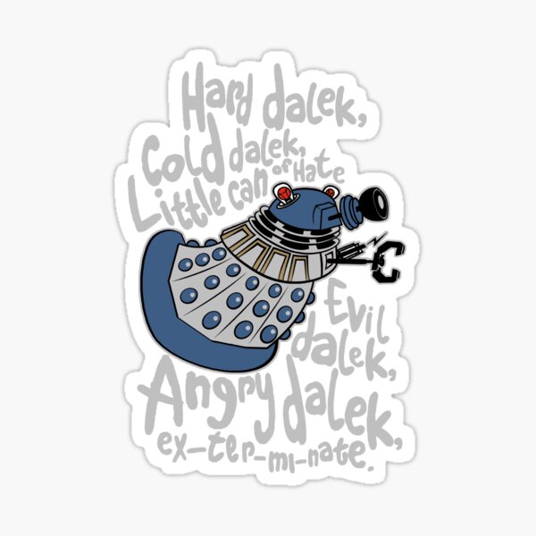 Hard Dalek, Cold Dalek Sticker