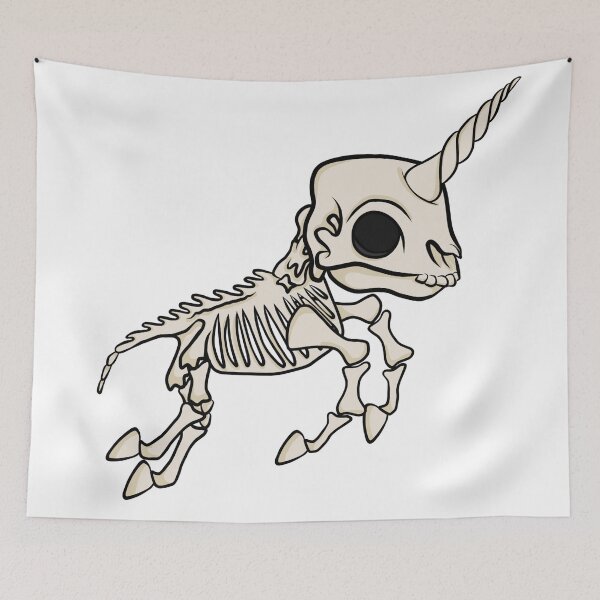 Item preview, Skeleton Unicorn designed and sold by GoodbyeDolly.