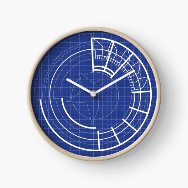 Blueprint Prototype Shield Clock