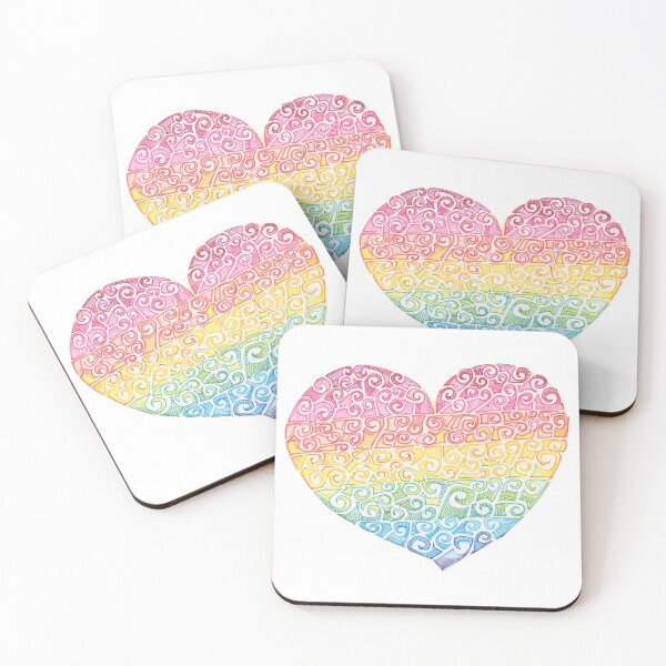 Item preview, Rainbow Swirl Heart  designed and sold by Gwenn Seemel.