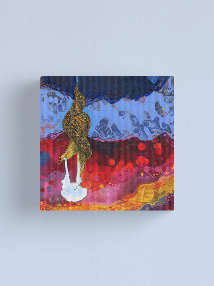 Thumbnail 1 of 3, Canvas Print, Leopard Slugs Entwined designed and sold by gwennpaints.