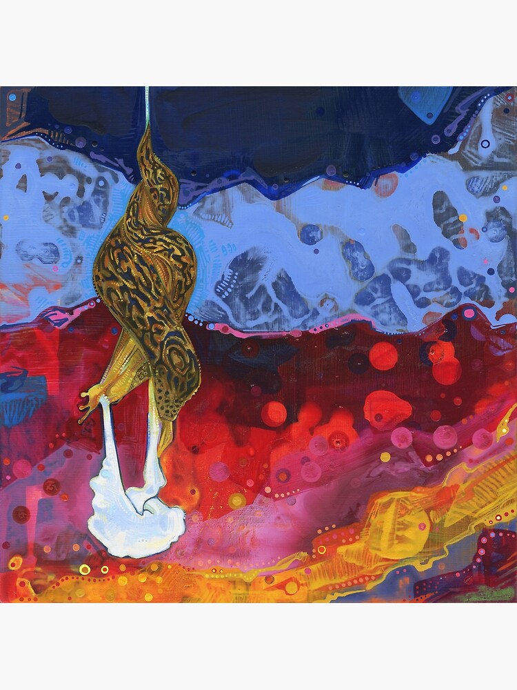 Thumbnail 3 of 3, Canvas Print, Leopard Slugs Entwined designed and sold by gwennpaints.