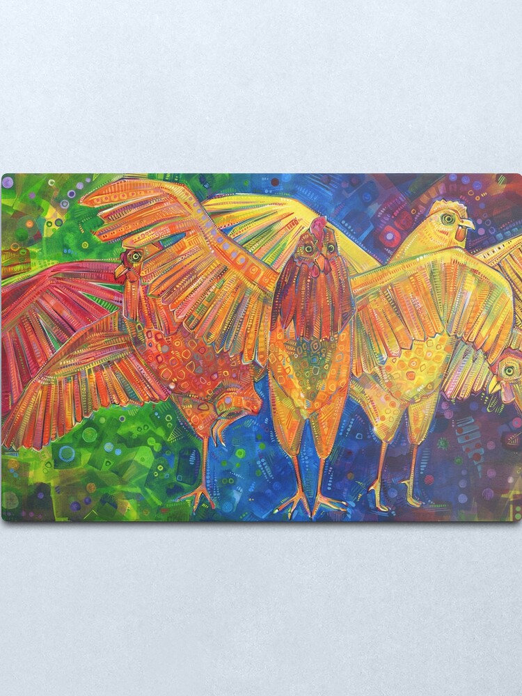 Alternate view of Chicken Confidence - 2016 Metal Print