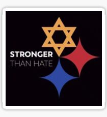 Stronger Than Hate Sticker