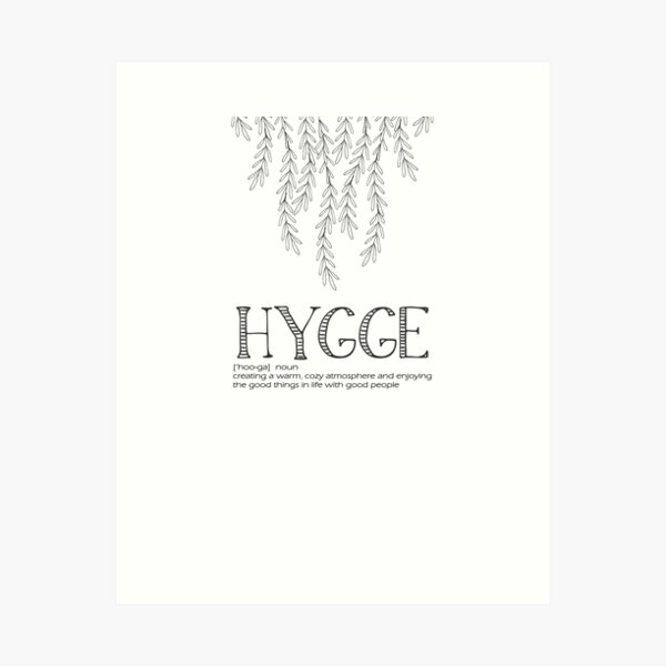 Item preview, Hygge Definition Art designed and sold by hyggely.
