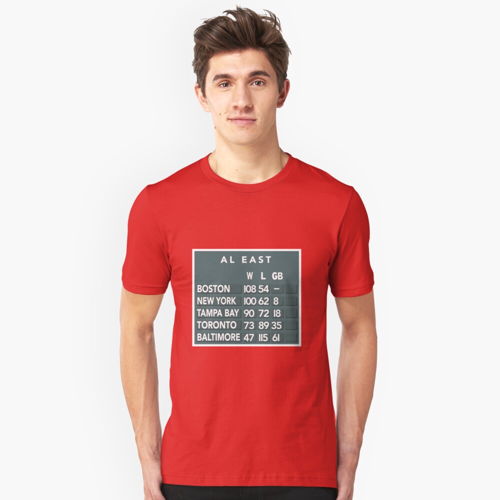 red sox al east shirt