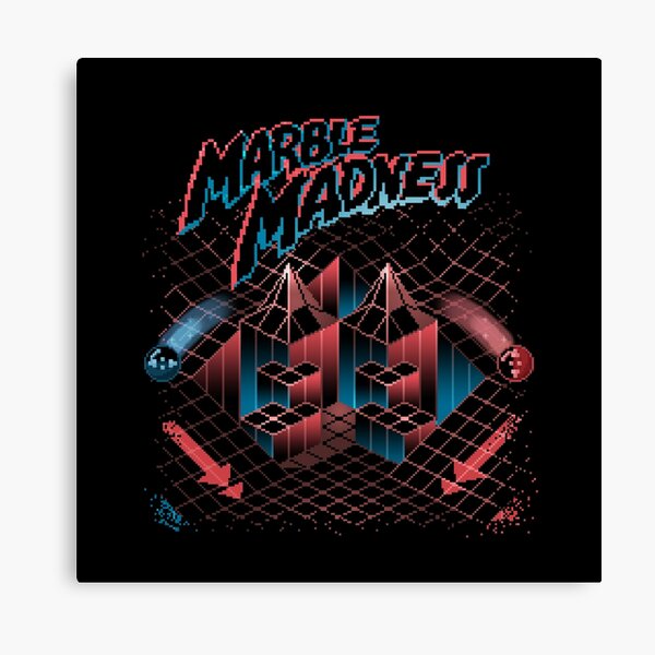 Madness Marbles Canvas Print