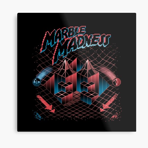 Madness Marbles Metal Print