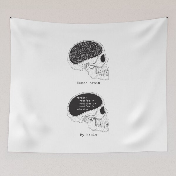 Item preview, Human programmer brain | Geeky | Web jokes designed and sold by roomjs.