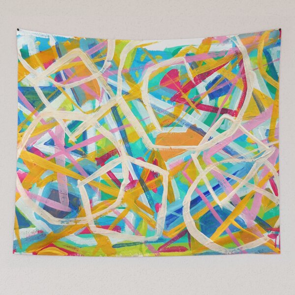 Item preview, geometric abstract designed and sold by Tereza Pilar  Art.