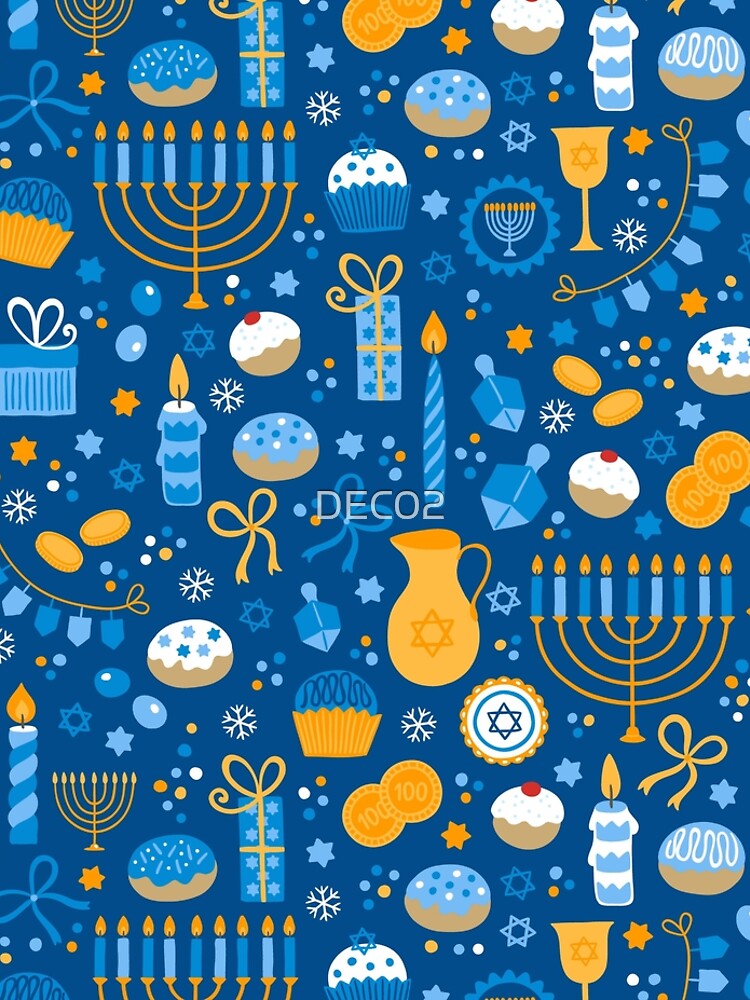 Happy Hanukkah Pattern by DEC02