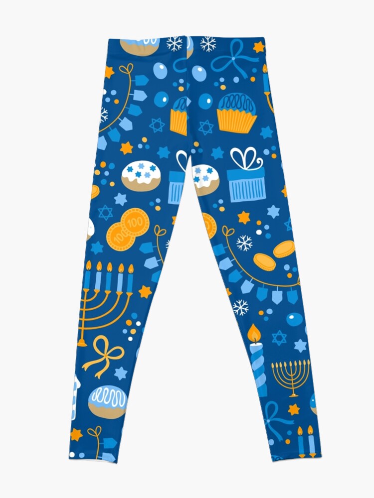 Alternate view of Happy Hanukkah Pattern Leggings