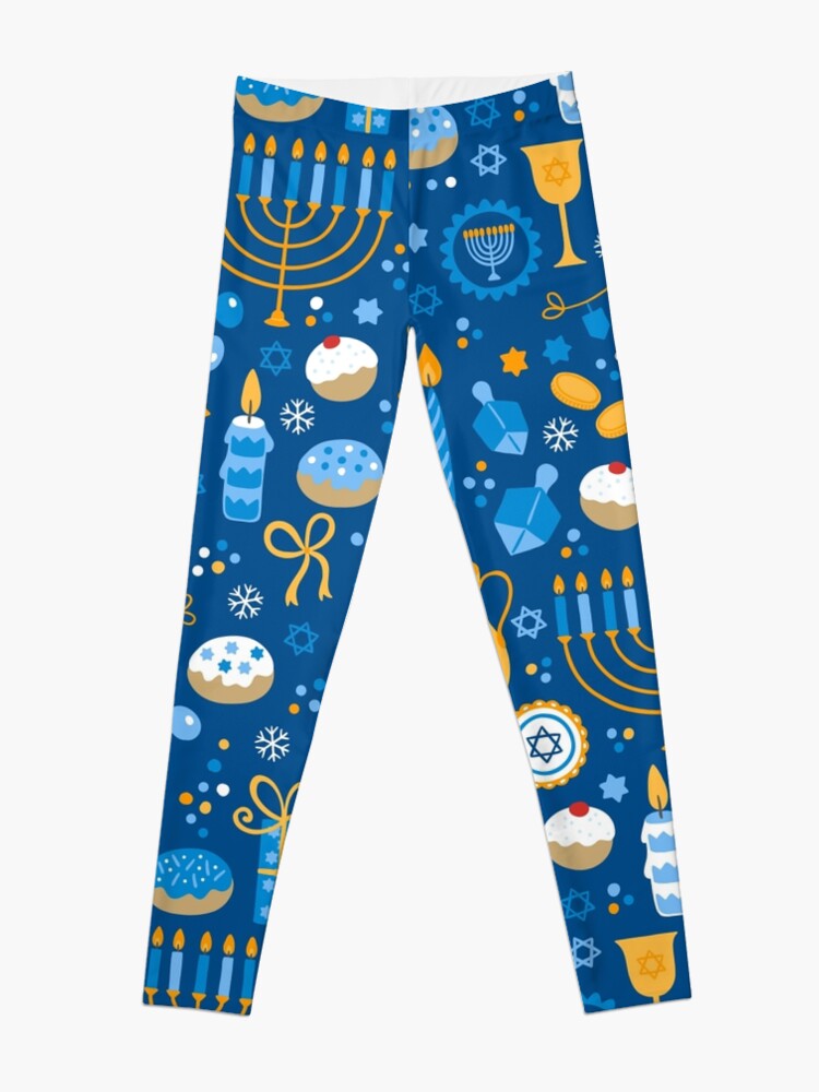 Alternate view of Happy Hanukkah Pattern Leggings