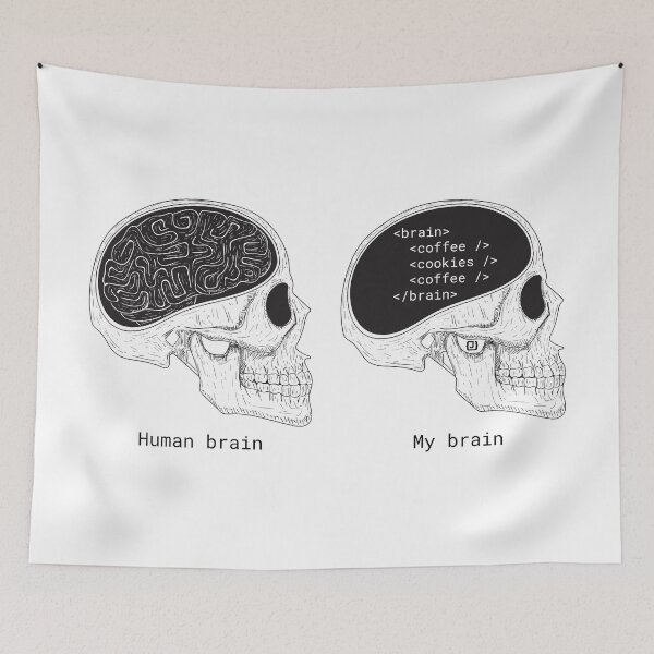Item preview, Human programmer brain | Memes | Web jokes designed and sold by roomjs.