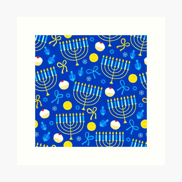 Item preview, Happy Hanukkah Print designed and sold by DEC02.